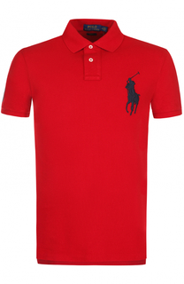 Хлопковое поло с короткими рукавами Polo Ralph Lauren
