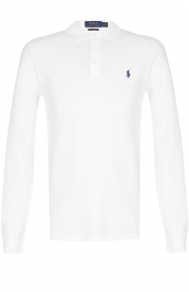 Хлопковое поло с длинными рукавами Polo Ralph Lauren