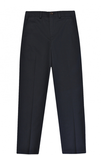 Однотонные брюки из хлопка прямого кроя Polo Ralph Lauren