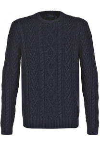 Джемпер фактурной вязки из смеси хлопка и кашемира Polo Ralph Lauren