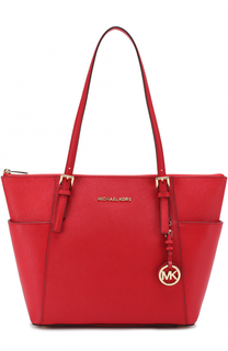 Сумка-тоут Jet Set из сафьяновой кожи MICHAEL Michael Kors
