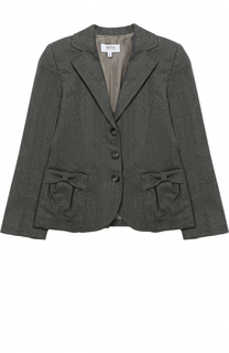 Однобортный пиджак с декором на карманах Aletta