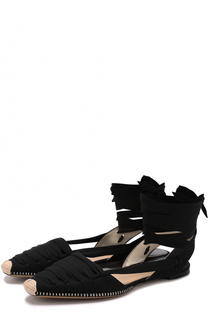 Текстильные эспадрильи с лентами Altuzarra