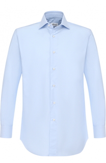 Хлопковая сорочка с воротником кент Brioni