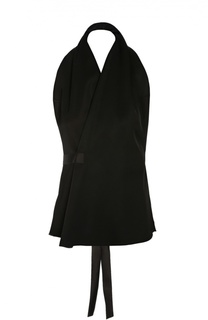 Топ на одной лямке с запахом и открытой спиной Rick Owens
