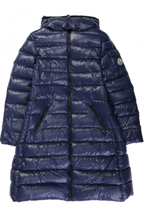 Пуховое пальто с капюшоном Moncler Enfant