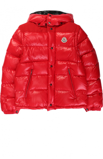 Стеганый пуховик с капюшоном Moncler Enfant