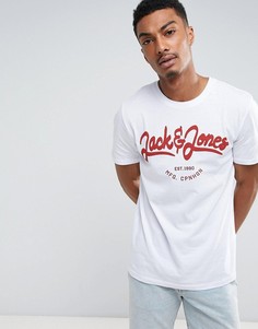 Футболка с логотипом Jack and Jones - Белый