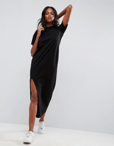 Платье-футболка макси ASOS Ultimate - Черный