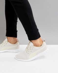 Бежевые трикотажные кроссовки Puma Running Carson 219003904 - Бежевый