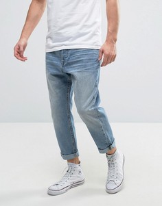 Свободные укороченные джинсы Only &amp; Sons - Синий
