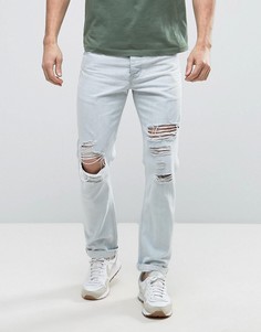 Узкие рваные джинсы ASOS - Синий
