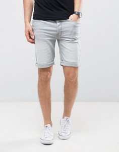Джинсовые шорты скинни Burton Menswear - Серый