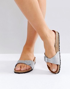 Серебристые сандалии Birkenstock Madrid Magic Galaxy - Серебряный