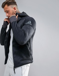 Черный худи adidas Training ZNE Climaheat S94831 - Черный