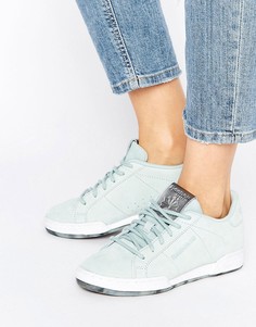 Серо-голубые кроссовки Reebok Npc Ii - Синий