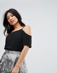 Топ с открытыми плечами Glamorous - Черный