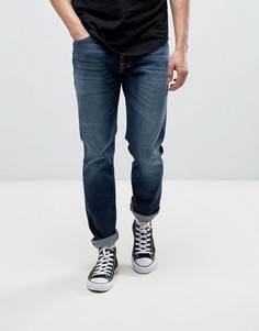 Темные выбеленные джинсы Nudie Jeans Co Dude Dan - Темно-синий