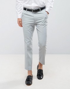 Брюки скинни из жатой ткани ASOS - Синий