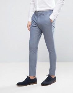 Супероблегающие брюки Selected Homme Wedding - Синий