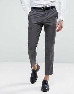 Серые облегающие брюки Burton Menswear - Серый
