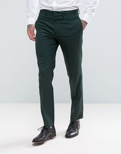 Зеленые брюки слим ASOS - Зеленый