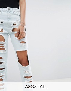 Рваные джинсы в винтажном стиле ASOS TALL ORIGINAL - Синий