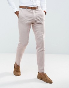 Розовые брюки скинни ASOS WEDDING - Розовый