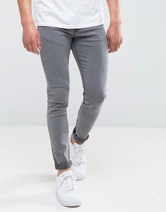 Серые джинсы скинни с выбеленным эффектом Only &amp; Sons - Серый