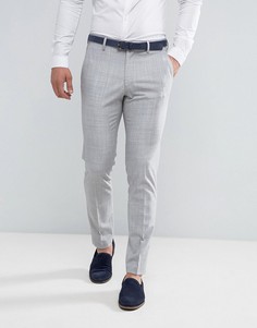 Светло-серые брюки скинни ASOS Wedding - Серый