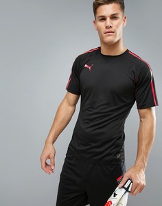 Черная футболка Puma Football evoTRG Training Tech 65533306 - Черный