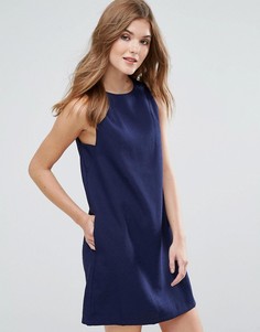 Свободное платье без рукавов Lavand - Синий