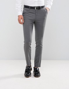 Серые строгие зауженные брюки New Look - Серый
