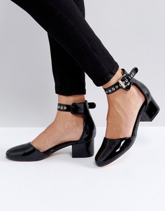 Лакированные туфли на среднем каблуке Truffle Collection - Черный