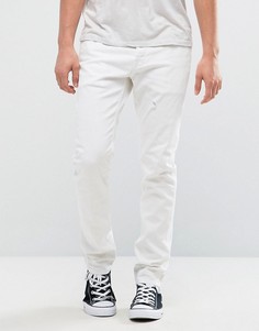 Белые джинсы скинни AllSaints - Белый
