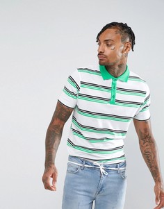 Поло в полоску ASOS - Белый