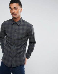 Рубашка в клетку Jack & Jones - Черный