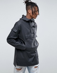 Черный непромокаемый анорак Rains - Черный