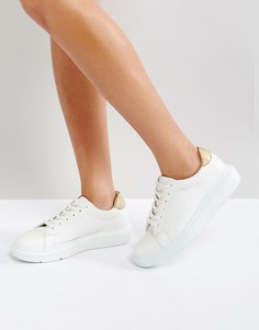 Массивные кроссовки на шнуровке ASOS DUAL - Белый