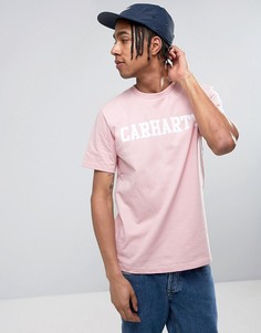 Футболка классического кроя Carhartt WIP College - Розовый