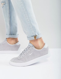 Серые замшевые кроссовки Nike Match Classic 844611-005 - Серый
