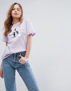 Футболка с логотипом Calvin Klein - Фиолетовый