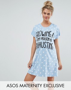 Футболка ASOS Maternity - Синий