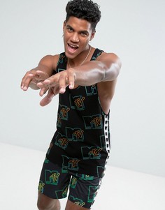 Майка-борцовка с принтом MTV ASOS x MTV Extreme - Черный