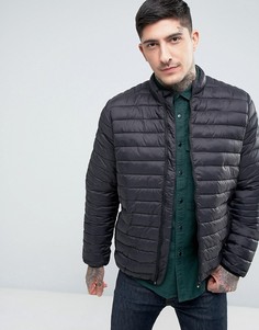 Черная стеганая куртка ASOS - Черный