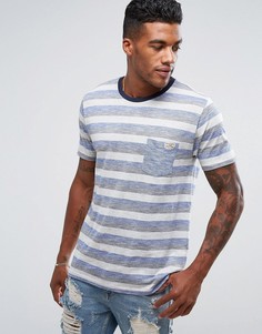 Футболка в полоску в стиле ретро Brave Soul - Красный