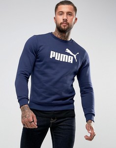 Темно-синий свитшот с круглым вырезом Puma ESS No.1 83825206 - Темно-синий