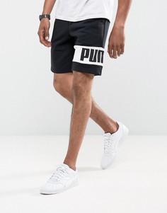 Черные трикотажные шорты Puma Rebel 59246501 - Черный