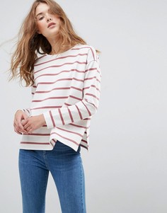 Махровая футболка в полоску ASOS - Мульти