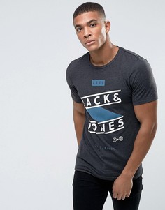 Футболка с логотипом Jack & Jones - Серый